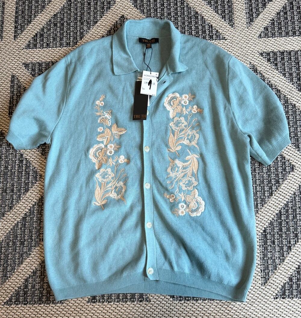 Truth By Republic Mens Button Down Shirt Size XL